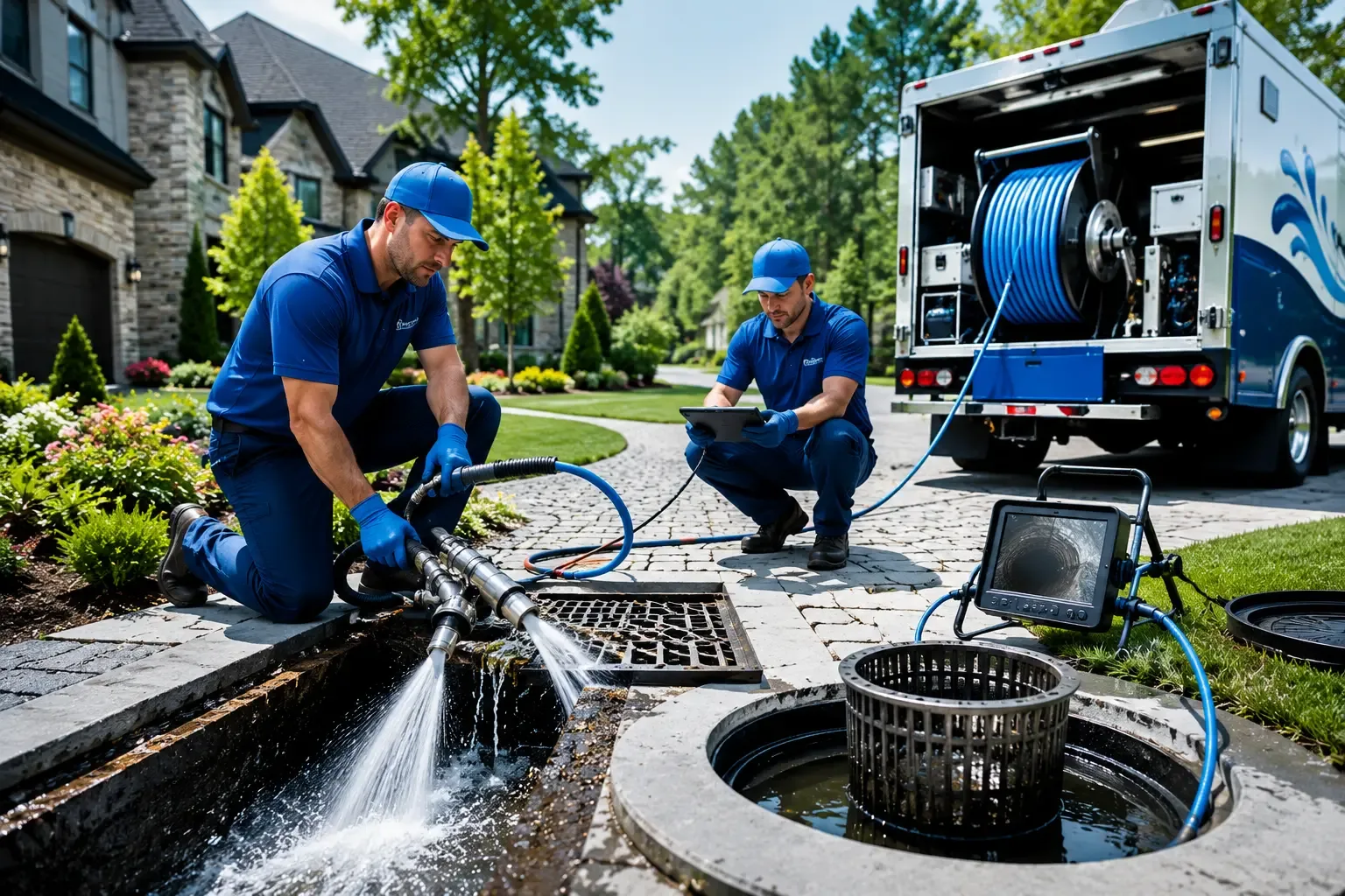 Local outdoor drain cleaning professionals in Mentcle, PA